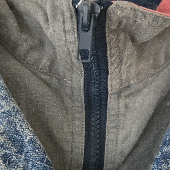 Vintage 80s Pullover Acid Wash Quarter Zip Jacket - Picture 5 of 13